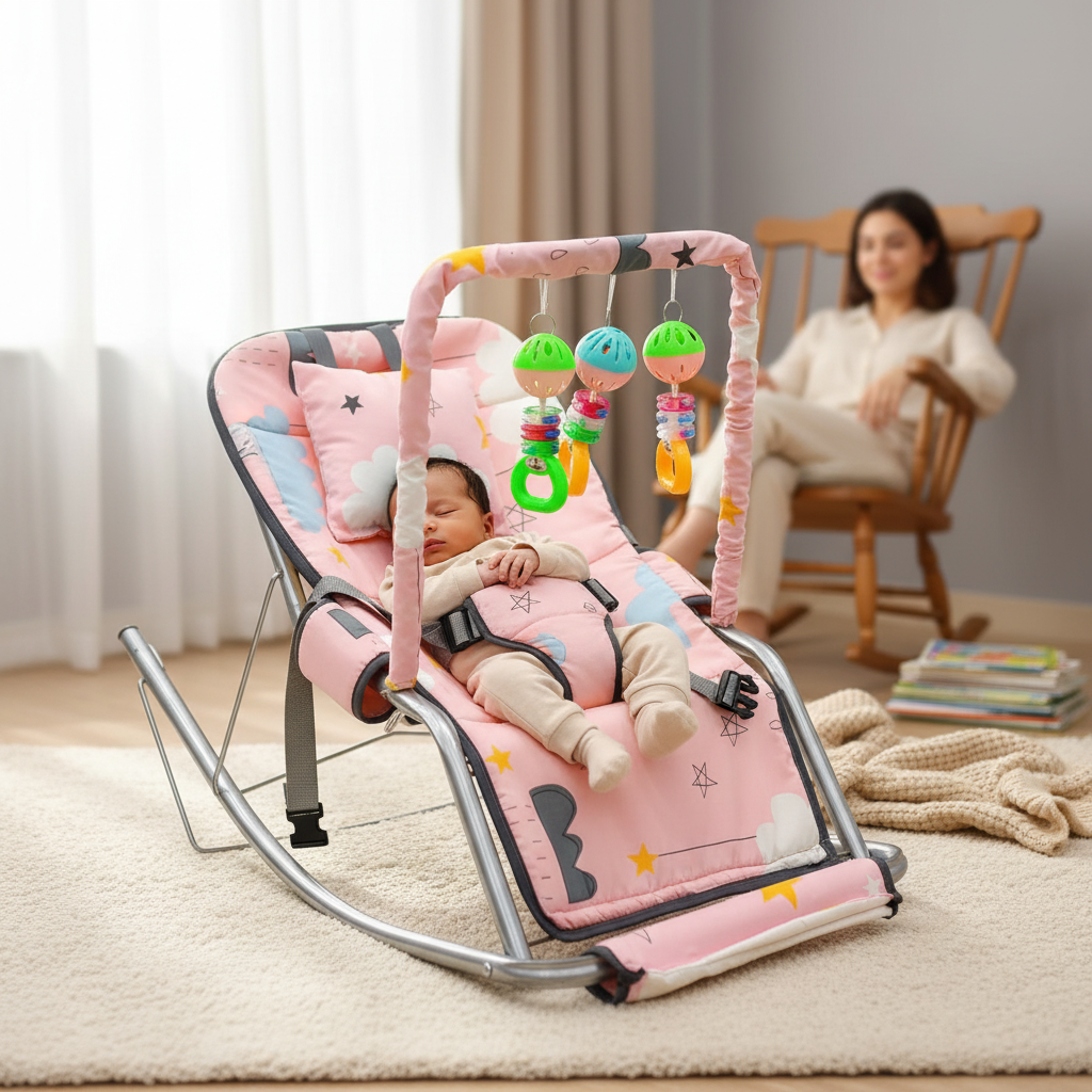 Rocking Bassinet Pink