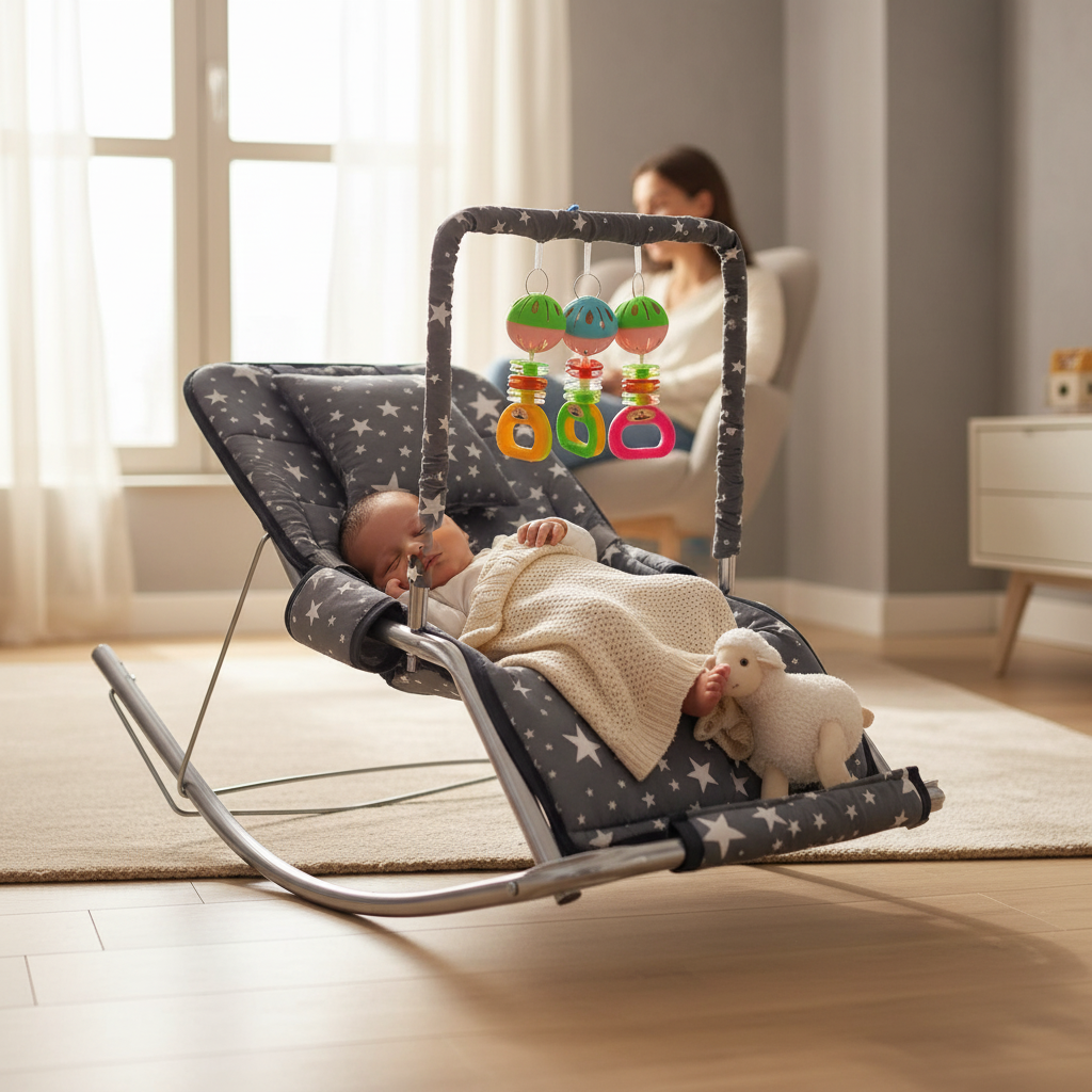 Rocking Bassinet gray
